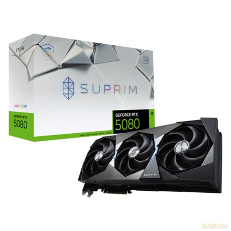 Karta graficzna GeForce RTX 5080 SUPRIM SOC 16G GDDR7 256bit 3DP/HDMI