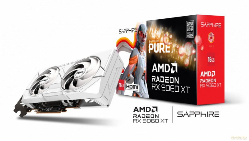 Karta graficzna Radeon RX 9060 XT PURE 16GB GDDR6 128bit DP/2HDMI