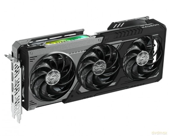 Karta graficzna Radeon RX 9070 XT STEEL LEGEND DARK 16GB GDDR6 256bit 3DP/HDMI