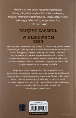 Księżyc zaszedł, w niepewnym boju - John Steinbeck [KSIĄŻKA]