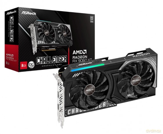 Karta graficzna RX 9060 XT CHALLENGER 8GB GDDR6 128bit 2DP/HDMI
