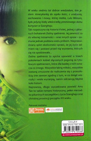 Dolina spełnienia - Amy Tan [KSIĄŻKA]