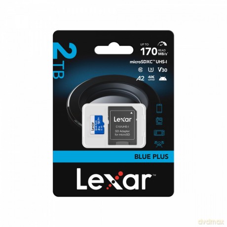 Karta pamięci microSD 2TB C10 A2 U3 V30 170MB/s Blue Plus