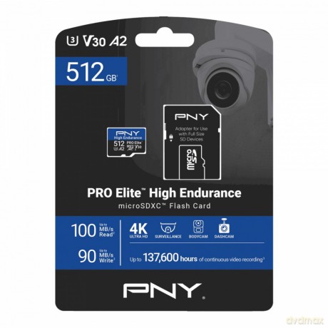 Karta pamięci microSD High Endurance 512G P-SDU512V32100PHE-GE
