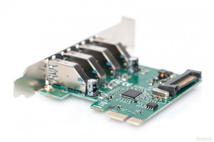 Karta rozszerzeń/Kontroler USB 3.0 PCI Express, 4xUSB 3.0, Chipset: VL805