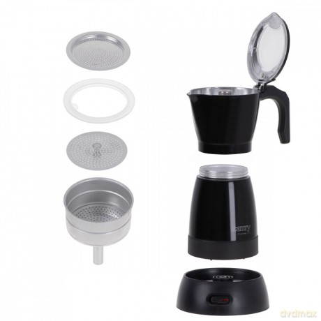Kawiarka elektryczna Moka CR 4415B czarna