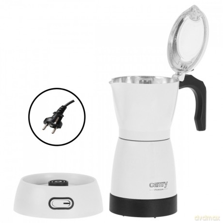 Kawiarka elektryczna Moka CR 4415W biała