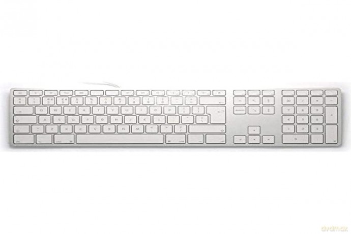 Klawiatura aluminiowa Mac hub 2xUSB srebrna