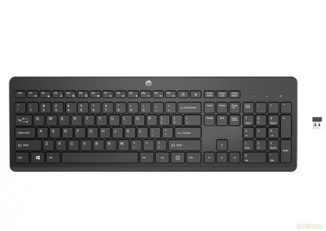 Klawiatura bezprzewodowa HP 230 czarna 3L1E7AA#ABB