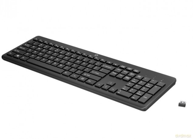 Klawiatura bezprzewodowa HP 230 czarna 3L1E7AA#ABB