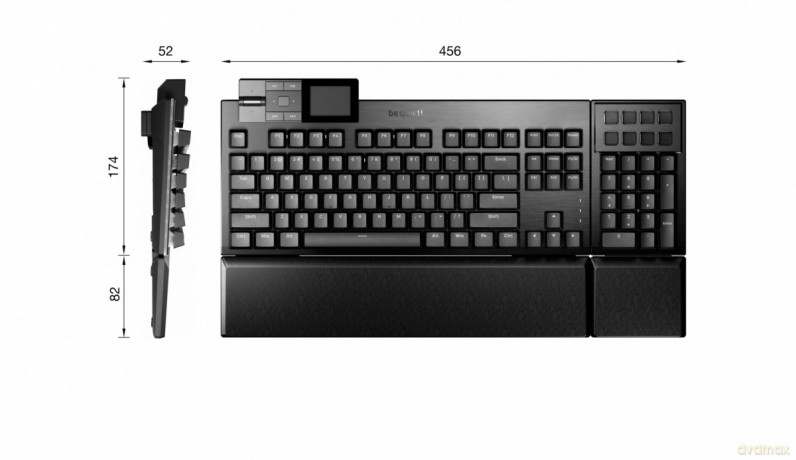 Klawiatura Dark Mount Silent Tactile