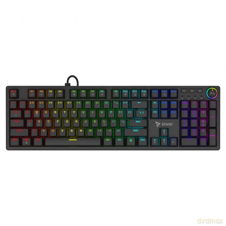 Klawiatura mechaniczna STYX Outemu Peach Silent Hot Swap RGB
