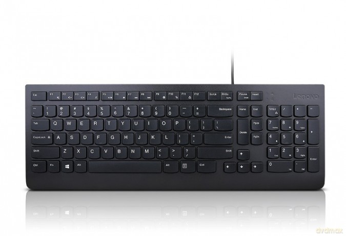 Klawiatura przewodowa Lenovo Essential (czarna) - angielski, US (103P) 4Y41C68681