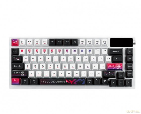 Klawiatura ROG Azoth X M704 BT/RF/USB-C/Aura/Czarno-Biała