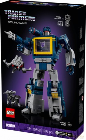LEGO Icons 10358 Transformers: Soundwave