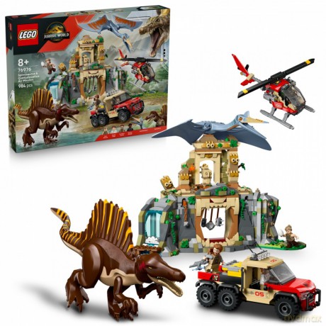 LEGO Jurassic World 76976 Powietrzna misja z kecalkoatlem i spinozaurem [KLOCKI]