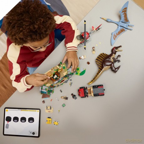 LEGO Jurassic World 76976 Powietrzna misja z kecalkoatlem i spinozaurem [KLOCKI]