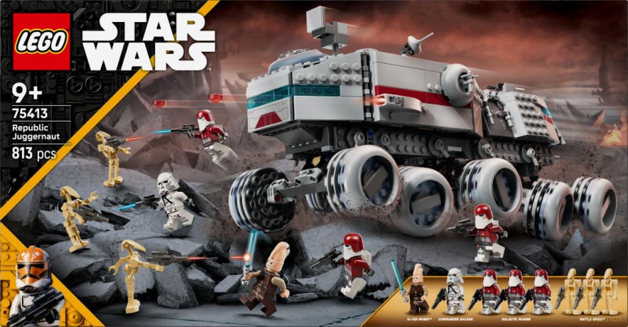 LEGO Star Wars 75413 Czołg Republiki Juggernaut [KLOCKI]