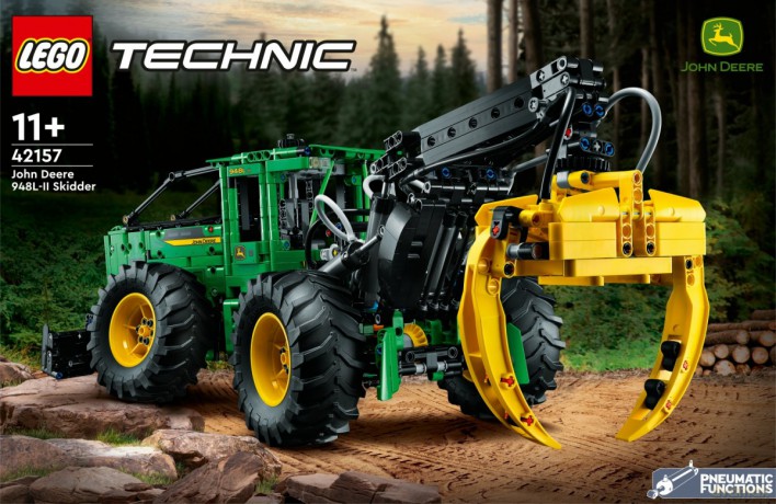 LEGO Technic 42157 Ciągnik zrywkowy John Deere 948L-II