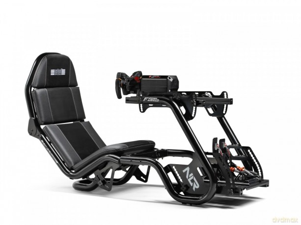 Kokpit symulatora wyścigowego F-GT Pro Formula and GT Black