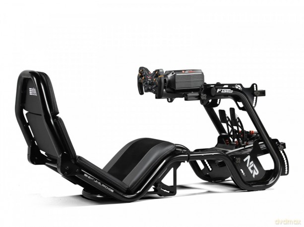 Kokpit symulatora wyścigowego F-GT Pro Formula and GT Black