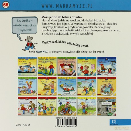 Maks jedzie do babci i dziadka mądra mysz - Christian Tielmann [KSIĄŻKA]