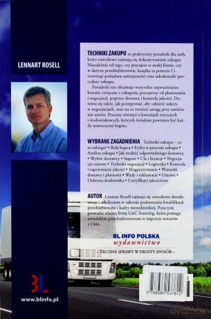 Techniki zakupu jak zwiększyć efektywność zakupów w firmie - Lennart Rosell [KSIĄŻKA]