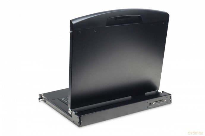 Konsola 17 LCD z touchpad KVM 8 portów 1U komplet kabli (8xDS-19231) klawiatura US