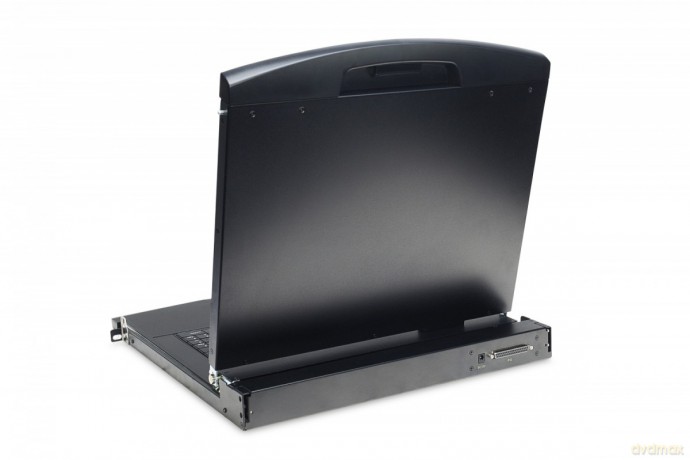 Konsola 19 LCD z touchpad KVM 8 portów 1U komplet kabli (8xDS-19231) klawiatura US