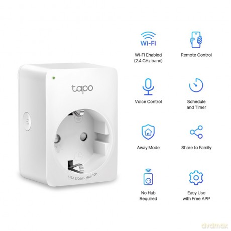 Kontroler Tapo P100(1-pack) Smart Plug WiFi