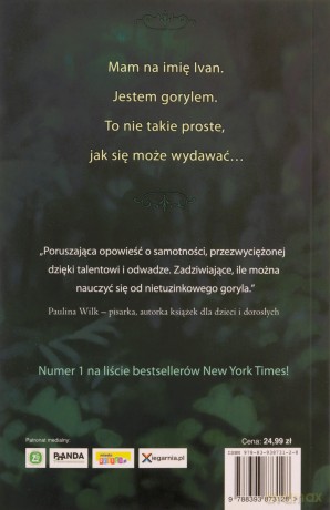 Jedyny i niepowtarzalny ivan - Katherine Applegate [KSIĄŻKA]