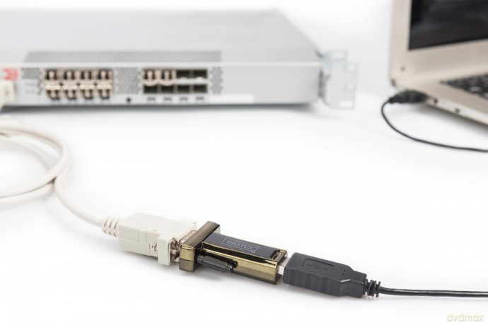 Konwerter/Adapter USB 2.0 do RS232 (DB9) z kablem USB A M/Ż długość 80cm