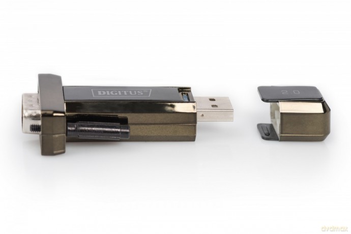 Konwerter/Adapter USB 2.0 do RS232 (DB9) z kablem USB A M/Ż długość 80cm