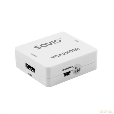 Konwerter/Adapter VGA - HDMI Full HD/1080p 60Hz, CL-110