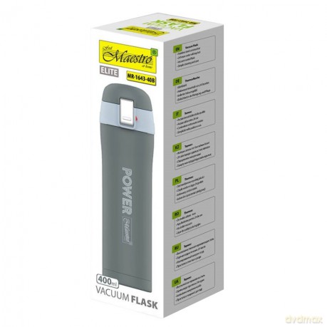 Kubek termiczny 400 ml Power MR-1643-40B Szary