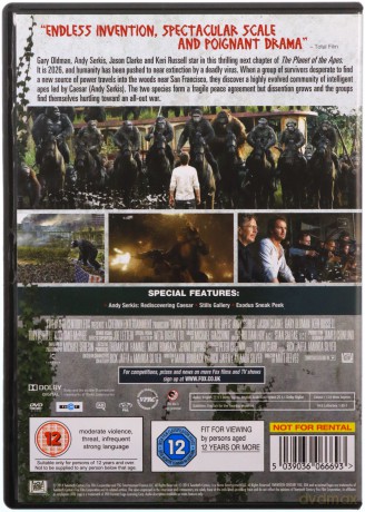 Dawn of the Planet of the Apes (Ewolucja Planety Małp) [DVD]