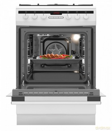 Kuchnia gazowo-elektryczna 617GEH3.33HZpTaDpA(W) PIZZA