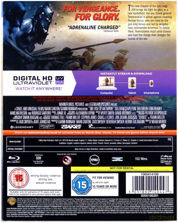 300: Rise Of An Empire [Blu-Ray]