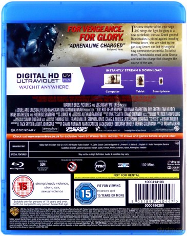 300: Rise Of An Empire [Blu-Ray]