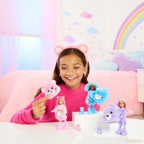 Lalka Barbie Chelsea Cutie Reveal Care Bears