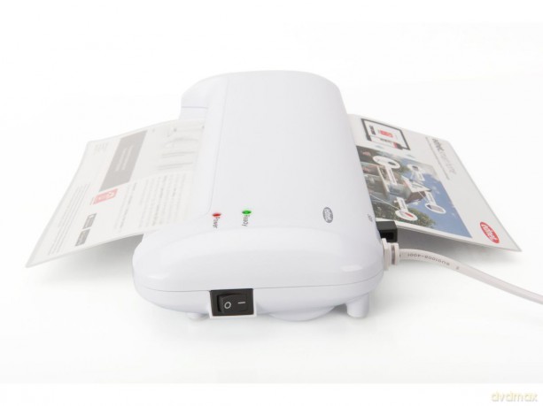Laminator A4, prędkość: 400mm/min., grubość: 80-125 mikronów, biały