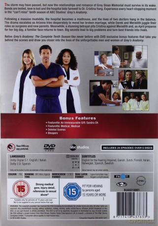 Grey\'s Anatomy Season 10 (Chirurdzy Sezon 10) [6DVD]
