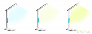 Lampa biurkowa LED z ładowarką indukcyjną LEDITOU MT222 (Biała)