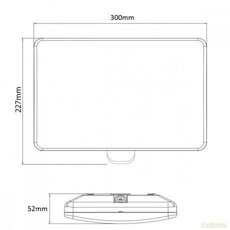 Lampa LED MCE466 nr dom czujnik PIR