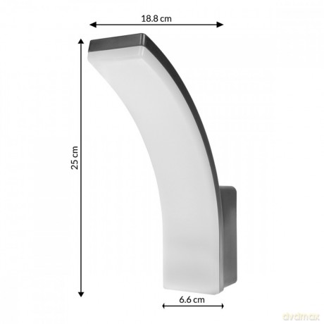 Lampa LED MCE511 GR 20W IP65 4000K