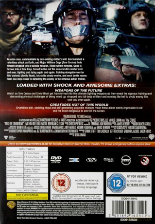 Live Die Repeat: Edge of Tomorrow (Na Skraju Jutra) [DVD]