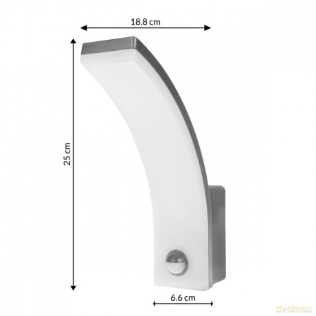Lampa LED z czujnikiem ruchu MCE512 GR