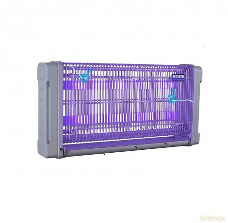 Lampa owadobójcza IKN 30 2x15 wat szara