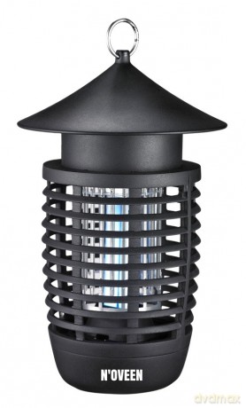 Lampa owadobójcza IKN7 IPX4 czarna