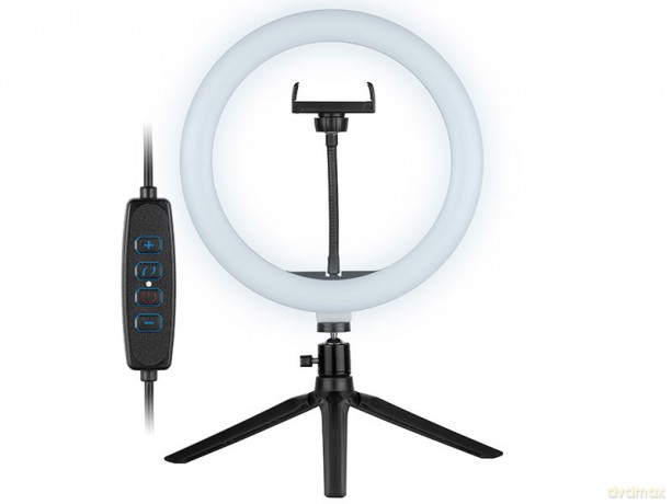 Lampa pierścieniowa Ring 26 cm z mini statywem